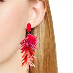 Kendra Scott Red Justyne Earrings